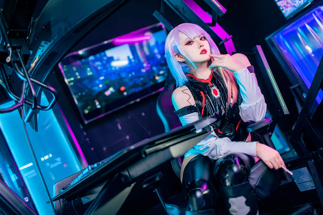 Natsuko夏夏子 - 赛博朋克边缘行者Lucy-erohere18.webp